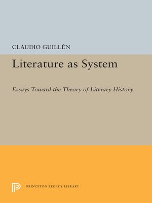 cover image of Literature as System